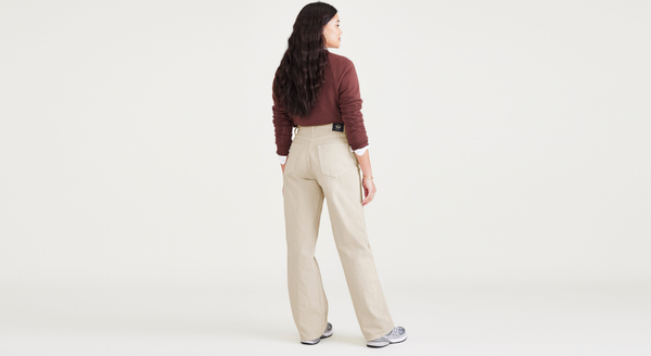 Dockers Mid-Rise Jeans Relaxed Fit Tan