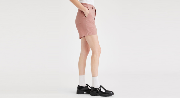 Dockers Mid-Rise Short Cameo Brown