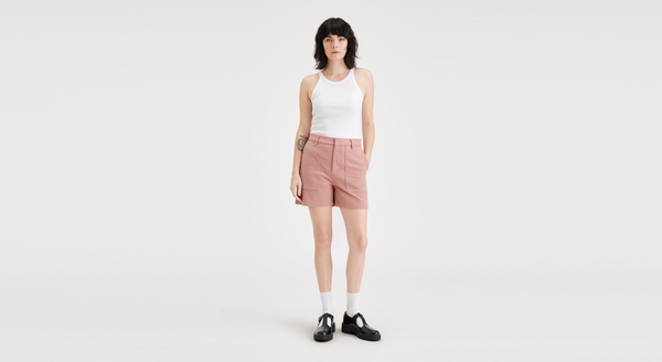 Dockers Mid-Rise Short Cameo Brown