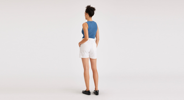 Dockers Mid-Rise Short Lucent White