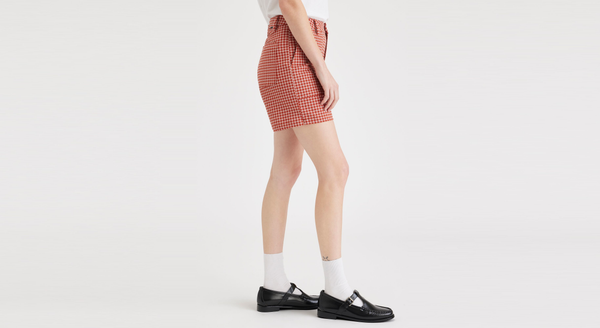Dockers Mid-Rise Short Red