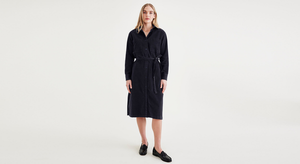Dockers Midi Dress Relaxed Fit Blue