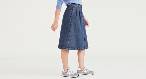 Dockers Midi Skirt Blue