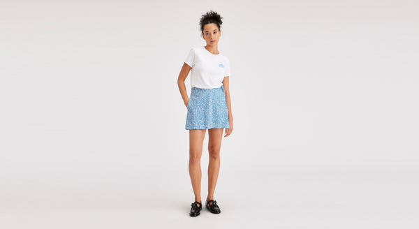 Dockers Mini Skort Ceramic Blue
