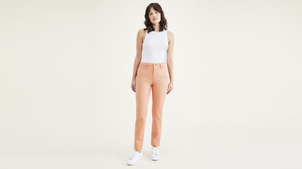 Dockers Minna 5-Pocket High Slim Fit Orange