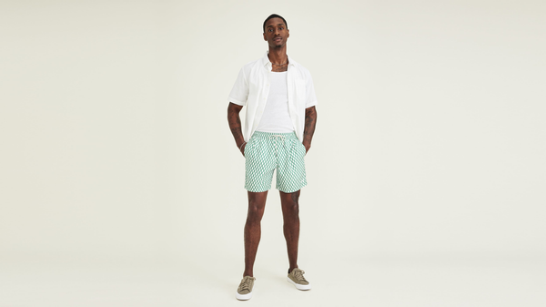 Dockers Monterey 6.5" Swim Trunks Green