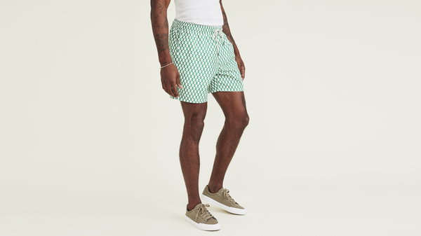 Dockers Monterey 6.5" Swim Trunks Green