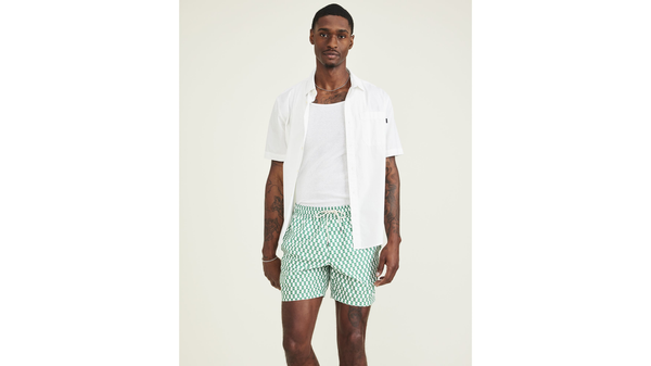 Dockers Monterey 6.5" Swim Trunks Green