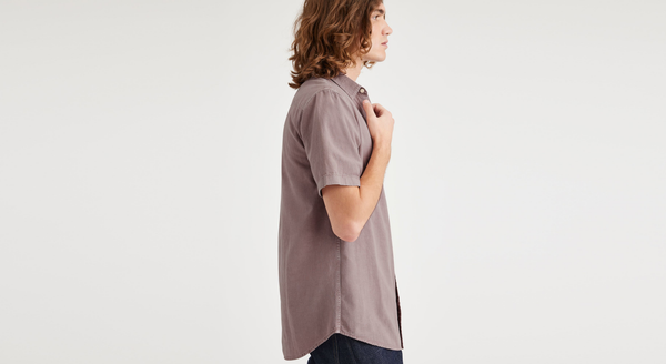 Dockers Original Button Up Regular Fit Purple