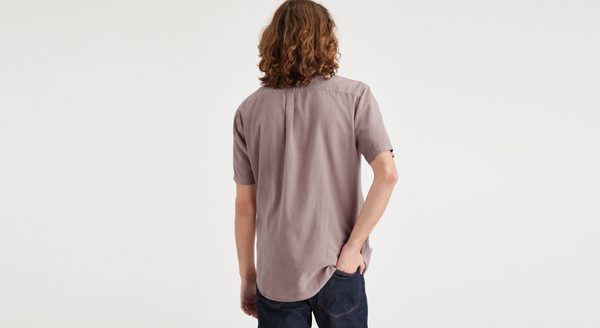 Dockers Original Button Up Regular Fit Purple