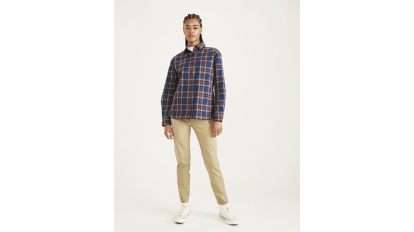 Dockers Original Button-Up Shirt Relaxed Fit Blue