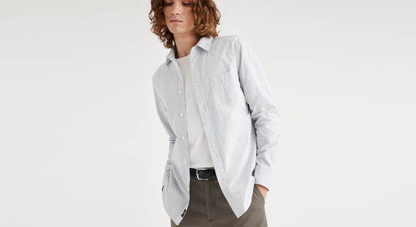 Dockers Original Button Up Slim Fit Blue