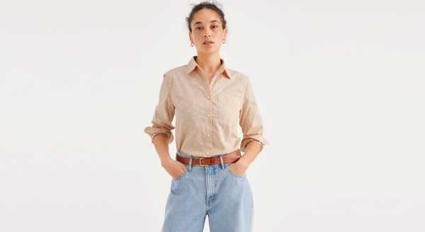 Dockers Original Shirt Regular Fit Orange