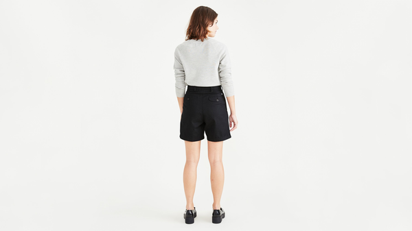 Dockers Original Shorts Pleated Beautiful Black