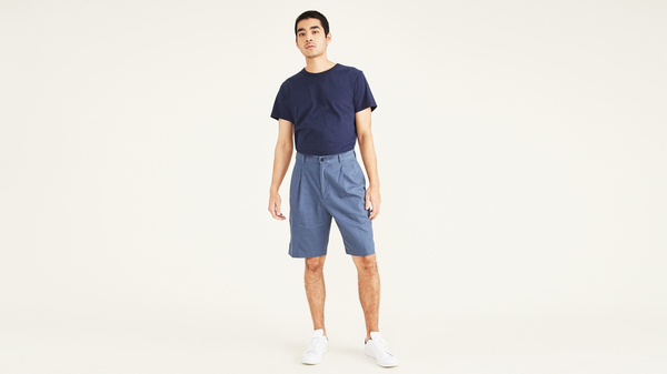Dockers Original Shorts Pleated Blue