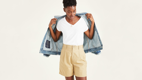 Dockers Original Shorts Pleated Tan