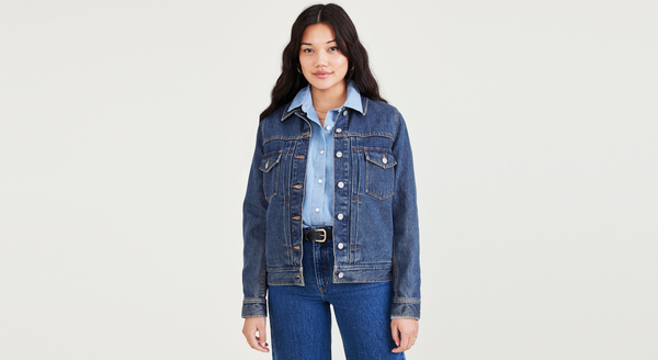Dockers Original Trucker Jacket Regular Fit Blue