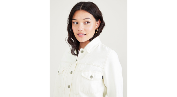 Dockers Original Trucker Jacket Regular Fit White