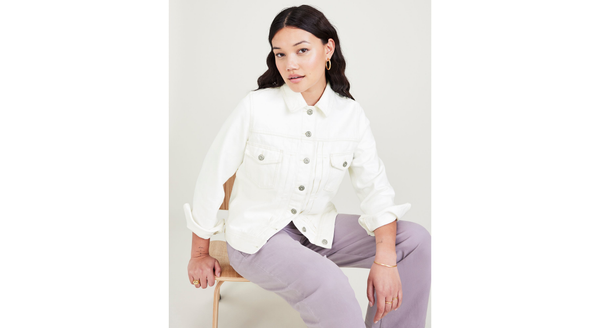 Dockers Original Trucker Jacket Regular Fit White