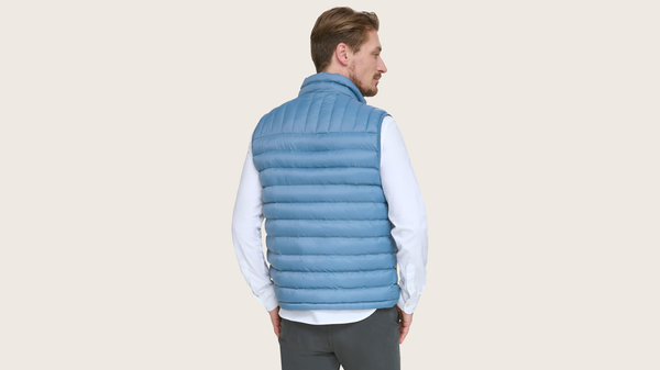 Dockers Packable Puffer Vest Blue