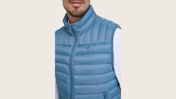 Dockers Packable Puffer Vest Blue