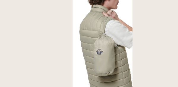 Dockers Packable Puffer Vest Green