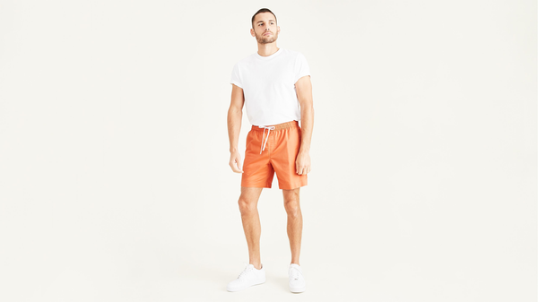 Dockers Playa 7" Shorts Orange