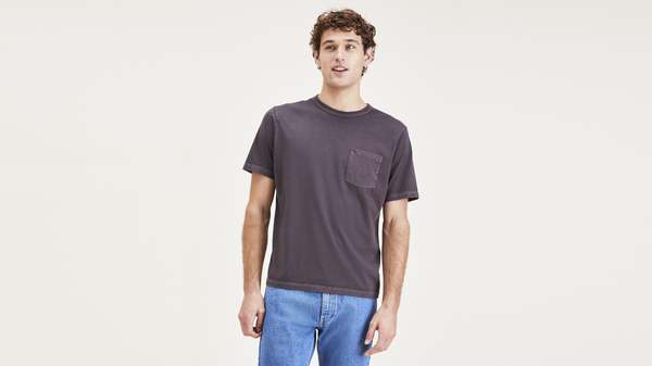Dockers Pocket Tee Regular Fit Brown