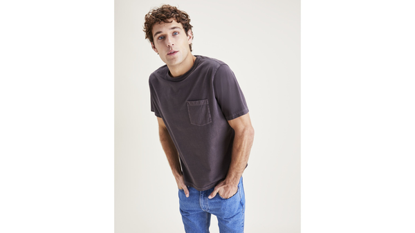 Dockers Pocket Tee Regular Fit Brown
