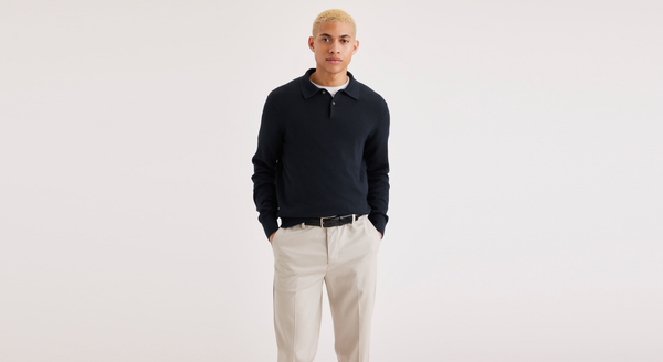 Dockers Polo Sweater Regular Fit Blue