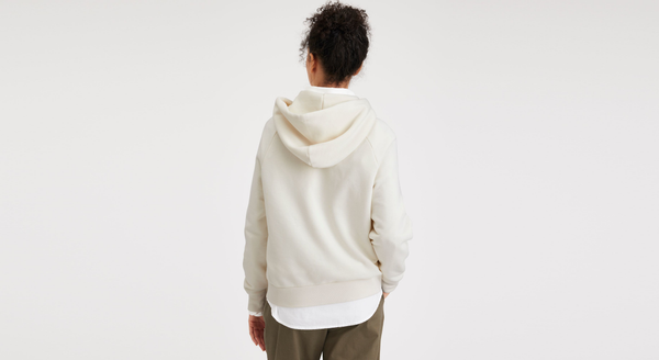 Dockers Popover Hoodie Regular Fit White