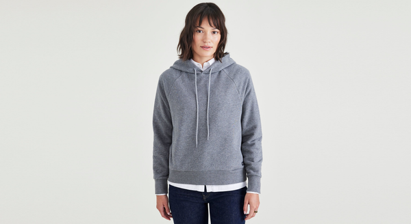 Dockers Popover Hoodie Relaxed Fit Grey