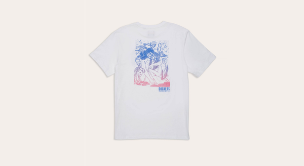 Dockers Pride Tee Slim Fit Lucent White