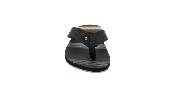Dockers Printed Striped Flip Flops Black