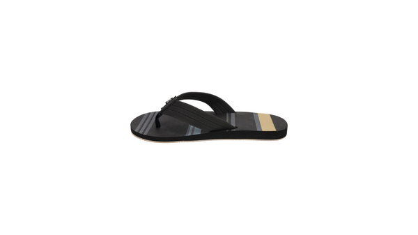Dockers Printed Striped Flip Flops Black