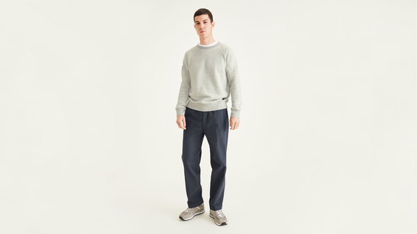 Dockers Pull On Chinos Tapered Fit Blue