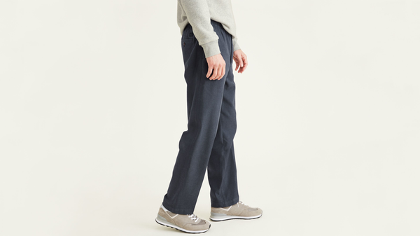 Dockers Pull On Chinos Tapered Fit Blue