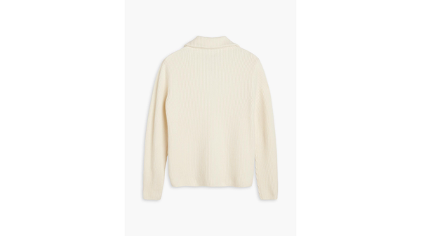 Dockers Quarter Zip Sweater Regular Fit Khaki