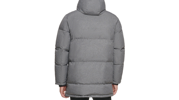 Dockers Quilted Arctic Hooded Parka Heather Grey
