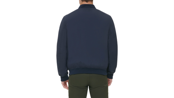 Dockers Recycled Dry Touch Nylon Bomber Blue