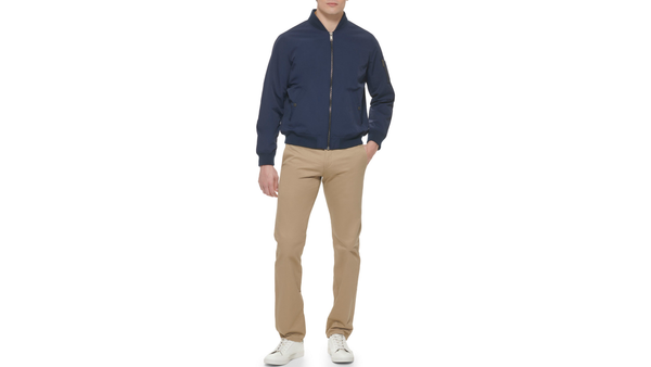 Dockers Recycled Sail Nylon Bomber Jacket Blue