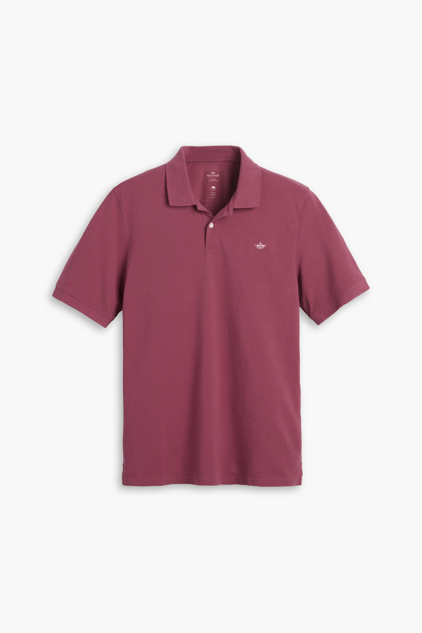 Dockers Rib Collar Polo Slim Fit Red