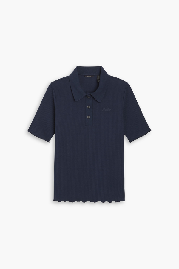 Dockers Ribbed Polo Slim Fit Blue
