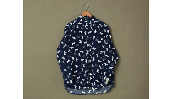 Dockers Seal Shirt Relaxed Fit - M Blue