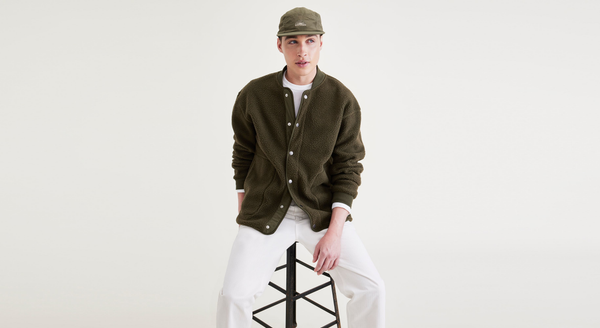 Dockers Sherpa Jacket Relaxed Fit Green