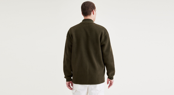 Dockers Sherpa Jacket Relaxed Fit Green