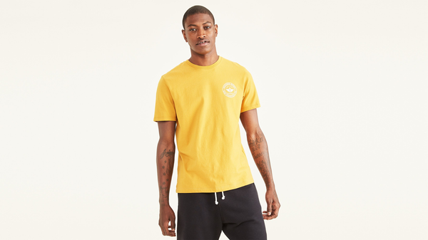 Dockers Sport Graphic Tee Slim Fit Orange