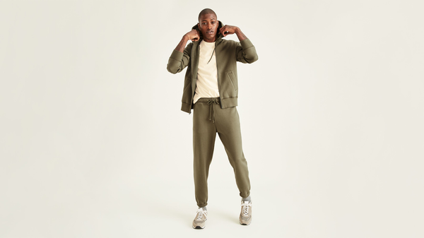 Dockers Sport Sweatpants Straight Fit Green