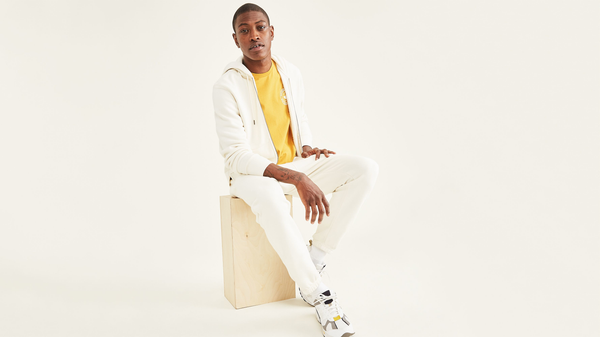Dockers Sport Sweatpants Straight Fit White