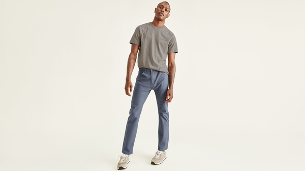 Dockers Stencil Graphic Tee Slim Fit Heather Grey